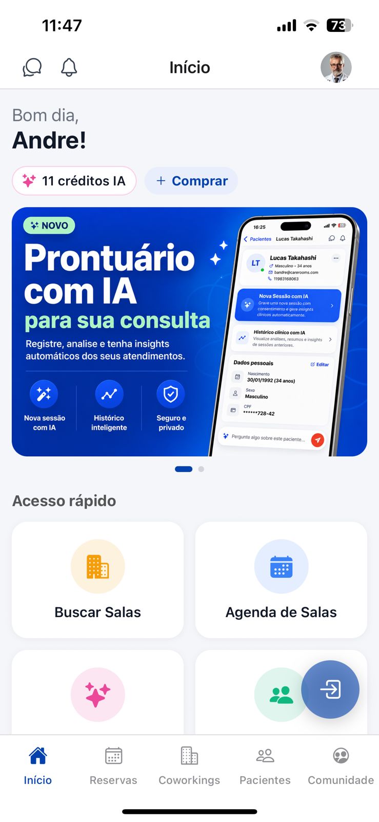 Tudo que você precisa para atender, numa só tela.